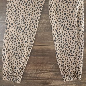 H&M Leopard Jogger Pants